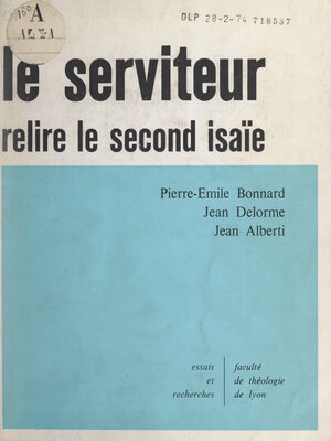 cover image of Le serviteur